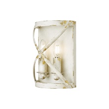 Golden 0890-WSC AI - Golden Lighting Alcott 2-light Wall Sconce in Antique Ivory